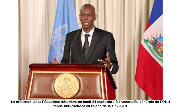 75e Assemblée générale de l’ONU : Jovenel Moise plaide en faveur du renforcement des relations entre les nations